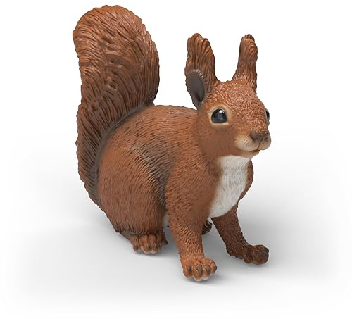 schleich WILD Life | Eichhörnchen 14936 | 5 x 4 x 2 cm | Spielfigur ab 3 Jahren | detailgetreue Tierfiguren | detailgetreue Tierfigur | Geschenk für Jungen und Mädchen