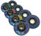 Home.smart 8 x Mixed Grit Flap Discs 115mm Zirconium Oxide Angle Grinder Sanding Wheels 4½ Inch