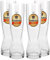 Krombacher Weizen Bierglas Biergläser Set - 4x Gläser 0,5l geeicht
