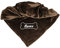 Schecker Mikrofaserdecke Premium Hundedecke in Braun - Knochen mit gesticktem Hundename - 150 cm x 95 cm Bei 60 Grad waschbar