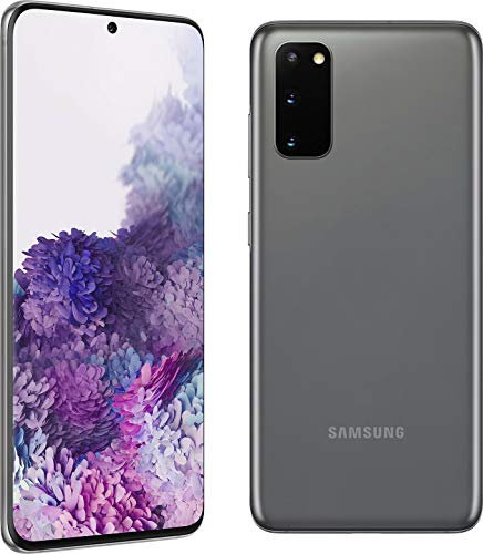 2020 Samsung Galaxy S20 5G, 128GB Cosmic Grey Dual Sim (e-Sim) (Renewed)