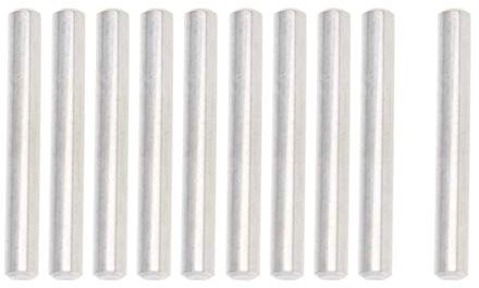 MroMax 10 Stück 4 mm x 40 mm Dübel aus 304 Edelstahl Holz Etagenbett Dübel Pins Regalstifte Stützregale Silber Ton