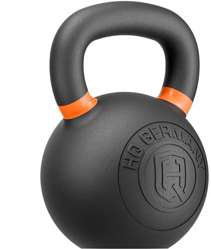 HQ Germany® Powdercoat Kettlebell | Vollguss | 2-32kg | Starter-Sets | ±2,0% Gewichtstoleranz, Gewicht:28KG
