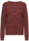 OXMO Benta Damen Sweatshirt Pullover Sweater, Größe:XS, Farbe:Chocolate Truffle Melange (1915261)
