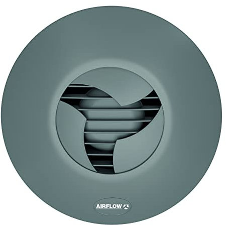 Airflow® iCON 15 Fan Cover in Elegant Ultimate Grey – Designer Look for Bathrooms – Fits iCON 15 Extractor Fan