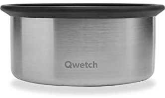 QWETCH - Lunch Box Nomade 900ml (Joint Noir) - Boite Alimentaire Inox - Ultra Léger - Sans BPA, Étanche & Reutilisable - Lunchbox pour bureau, voyage, camping, pique-nique, randonnée