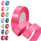 Ruban Satin 20mm x 23m, Ruban de Satin Pêche Rose Rubans Tissu Ruban Cadeau Emballage 2cm, Ruban Tissu Décoratif pour Ballons, Noeud Noël, Fête, Décoration de Mariage, Anniversaire Valentin, Artisanat
