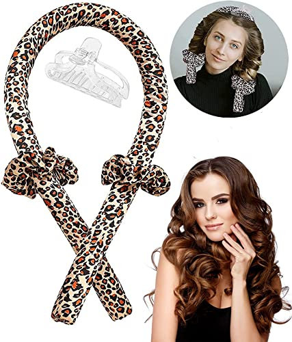 Heatless Curls Band,Curling Rod Stirnband Curler,Foam Heatless Curlers,DIY Keine Hitze Locken Seidenband Lockenwickler Weiches Stirnband Wellen Hair Styling Tools für langes mittleres Haar