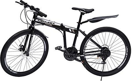 WUPYI2018 Mountainbike 26 Zoll MTB mit 21-Gang-Schaltung, Jugend Fahrrad für Jungen, Mädchen, Mountain Bike für Damen, Herren