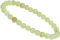 ELEDORO Stretch Armband aus echten Edelstein-Perlen (6mm) – Perlenarmband für stilvolle Eleganz (Calcit grün)