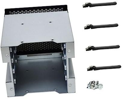 Gatuida -Erweiterungsfach Festplattenhalterung - -Fach Festplatte Adapter HDD Adapter mehrschichtiges -Rack Festplattenkäfig Chassis HDD-Gehäuse Suite