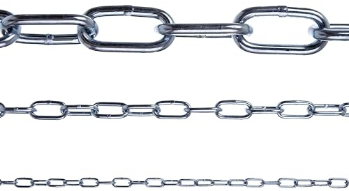 Constrabo® | Edelstahlkette langgliedrig DIN 763 | 30 m Ø 2 mm | Edelstahl 316 (V4A) | Rostfreie Edel-Stahlkette Meterware Rundgliederkette Absperrkette Sicherheitskette Rundstahlkette Hundekette