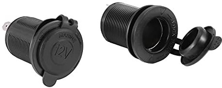 shanpu 2 x Toma de Corriente Empotrable Mechero Conector 12V para Coche