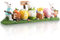 Osterdeko Osterhase Ostereier, Ostern Deko Hase Eier, Ostern Geschenke Kinder, Happy Easter Oster Figuren Kuscheltier Für Draußen Outdoor Garten Fenster Tisch Modern