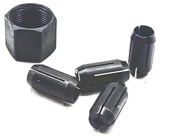 DioBarnt Collet Nut and 3mm 1/8 1/4 6mm Collet for spindle Assy M18Tm Cut-Out Tool Tight tool part Router Replace for Milwaukee