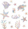 suaywo16 pezzi Anticollisione Decalcomanie per Finestre Adesivi per Finestre Anticollisione Statico Sun Catcher Sticker Vetrofanie Anticollisione Prismi Adesivi Adesivi Riflettenti per Porte in Vetro