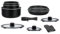 HAGEN, Batterie de cuisine revêtement pierre, Manche amovible, 11 pièces, Noir, Revêtement anti-adhésif, Tous les types de feux, y compris l'induction, HA5026-BLK