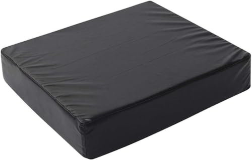 Molten Creek® Wheelchair Memory Foam Cushion Seat With Waterproof Cover, Orthopedic Seat Cushion for Pressure and Pain Relief, Reduce Back Ache, Improve Posture, Black (18 x 16 x 2)