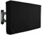 JMORCO Funda TV Exterior Cubierta de TV for Exteriores de 22 a 75 Pulgadas, Cubierta Impermeable a Prueba de Polvo, Funda Oxford 600D, Caja de TV Negra y Beige(Black,70X75inch)