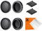 K&F Concept E-Mount 2 Cache Boitier Avant 2 Bouchon Arrière 2 Protection Griffe 1 Chiffon Compatible avec Sony A6700/A6600/A6500/A6400/A6300/A6100/A6000/A5100/A5000/A7C/A7R/NEX-6/ZVE10 II et etc