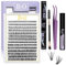 B&Q Lash Extension Set, 0.07D, 9–16Mix, 30D+40D Wimpern Extension Set, Wimpernkleber, Entferner und Applikatoren für Wimpern Set für Anfänger, Packung mit 280 Stück (Set-30D+40D-0.07D, Mix)