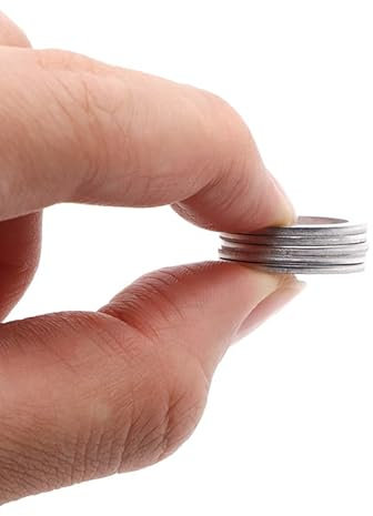 Flache Unterlegscheiben Set, Unterlegscheiben, 100 Stück, M5, M6, M8, M10, M12, M14, M16, M18, M20, M22, M24, M26, Aluminium-Unterlegscheibe, Flachring, Dichtungsringe, Dichtung, einfache Distanzschei