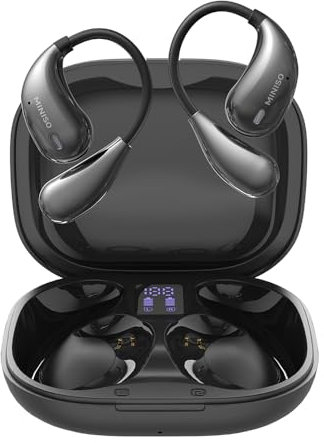 MINISO X33 Translation Earbuds Real Time OWS Open Ear AI Translator Wireless Bluetooth Earphones Support 135 Languages Translator Earbuds Open Ear Bluetooth Translation for iOS & Android