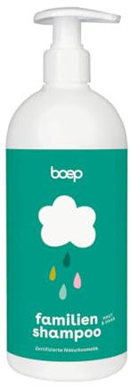 boep Familienshampoo für Kinder & Erwachsene | Mildes 2-in-1 Shampoo und Duschgel für die ganze Familie | Zertifizierte Naturkosmetik (500ml)