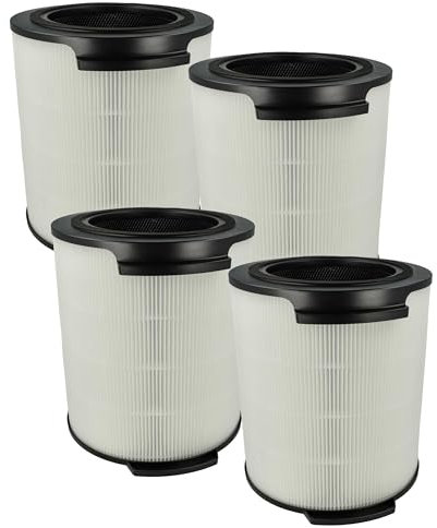 vhbw 4x Filtro H13 reemplaza Philips FY1700/30 para purificador aire - Filtro de repuesto con filtro carbón activado