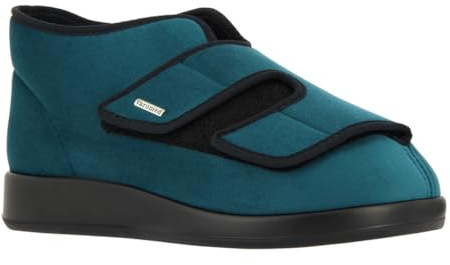 VAROMED Genua Colour Verbandschuh Klett – Weite L – weich & nahtfrei – für geschwollene oder verbundene Füße – waschbar bei 30 °C