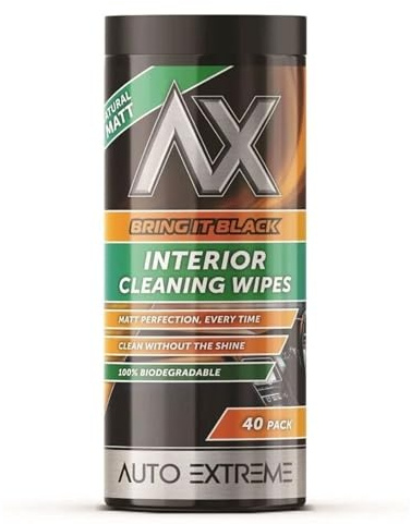 DIOXSTAR Interior Cleaning Wipes, Natural Matt Finish, Anti-Dust, Anti-Static, Smooth, Streak-Free, Non-Greasy Car Interior Cleaner for Dashboard, Vinyl & Plastic Surfaces (1PCS)