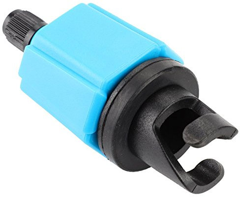 Delaman Air Tent Compressor- SUP Valve Adaptor for Canoes, Kayaks & Inflatables (Blue, Manual, 0.11 pounds)