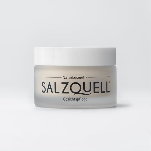 SALZQUELL Gesichtspflege (50 ml), Gesichtscreme für gepflegte Haut, Mandelöl und schwarzer Hafer beruhigen und spenden Feuchtigkeit