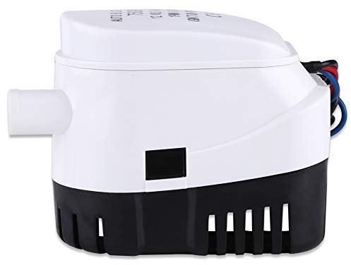 Bootspumpen für Boote, 12V 750GPH automatische Bilgewasser Bilgepumpe Sport Freizeit Wassersport Bootsport Sanitäranlagen Pumpen Bilge Tauchpumpe Bilgewasserpumpe für Boote mit Schwimmerschalter