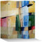 Fine Asianliving Paravent Raumteiler Spanische Wand L160xH180cm Beidseitig Trennwand Room Divider Raumtrenner Bedruckte Canvas Sichtschutz Leinwand Doppelseitig