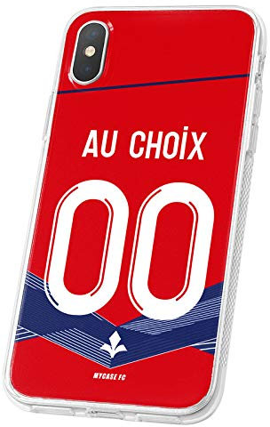 MYCASEFC Coque Football Personnalisable Lille Alcatel U5 4G en Silicone. Housse de Foot pour Smartphone personnalisée et fabriquée en France en TPU