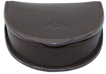 Porte Monnaie Cuvette KTANA en Cuir réf 753034 (3 Couleurs Disponible) (Choco)