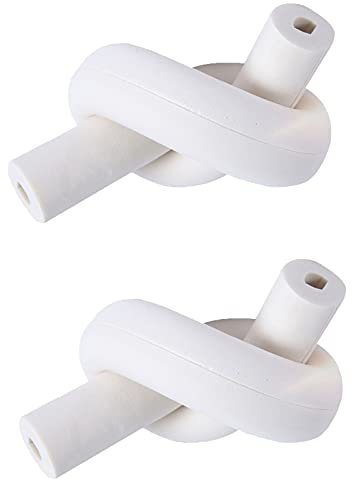 STCK Rohrisolierung Kautschuk,1m*20mm*23-68mm ID Flexibel Isolierungsrohr,Wasserdicht,Frostschutzmittel,Für Gasrohre,PPR-Wasserrohr(Weiß) (Inside Diameter : 35mm/1.37inch, Thickness : 20mm)