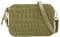 Liebeskind Berlin Damen Croco Luka Crossbody Umhängetasche, Small (HxBxT 14.5cm x 20.5cm x 7cm), princess green