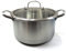 Ignite Cookware Stainless Steel Casserole 22cm / 4L Capacity | Suitable for All Hob Types Including Induction | Glass Lid with Steam Vent