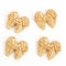 Logbuch-Verlag 4 kleine Engelsflügel Gold glitzernd Engel Schutzengel Tischdeko kleines Geschenk Weihnachten 3 cm