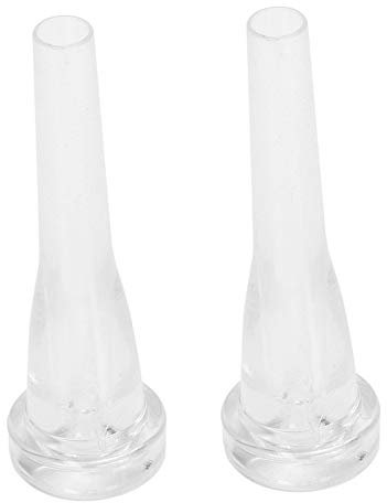 ZIUTPDAX 2 Stück ABS Trompete Mundstück Größe Anfänger Musical Trompete Zubehör Teile oder Finger Exerciser, 3C & 7C