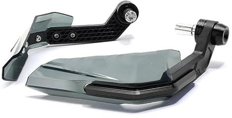 TKSE Motorrad-Handschutz, Motorrad-Handschutz, Hochfester, Schlagfester Lenker-Windabweiser Für Motorräder(SCHWARZ)
