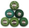 UMC STAG 6 Knäuel Premium Perl-Baumwoll-Stickgarn, Größe 8, 100 % ägyptische Baumwolle, Häkelgarn, Kreuzstich, Stickgarn, Oeko TEX zertifiziert, 10 g pro Knäuel (Grüntöne)