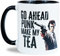 Reactive Brands MUGEMS Go Ahead Make My Tea! Tasse – Lustige Dirty Harry Clint Eastwood Kaffee- oder Teetasse