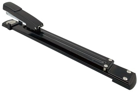 LALAFINA Hefter Mit Großer Reichweite Büroschreibtisch Großer Hefter Multifunktions-Großhefter 50 Blatt Kapazität Langarm-Hefter