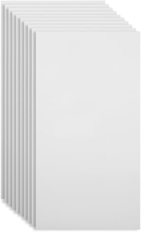 Fliesenaufkleber, 10 Stück Küchenrückwand selbstklebend, Küchenrückwand selbstklebend, 30 * 60CM, für Küche, Badezimmer, Schlafzimmer, Wohnzimmer (helles Weiss)