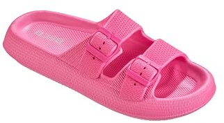 BECO Pantoletten Damen – Airkiss-Leisure Badeschuhe Damen, ultraleichte Badeschlappen für Damen mit innovativer Luftpolstersohle