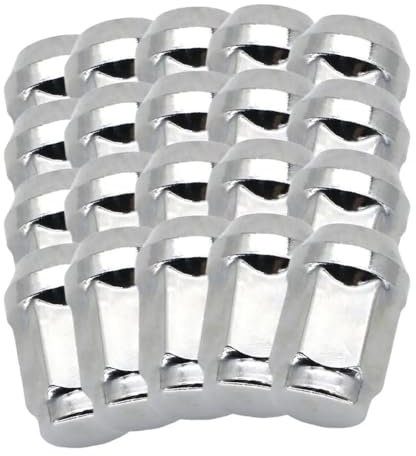 HZSMYXGS Radschrauben Kompatibel mit Jeep für Grand für Cherokee 1993-2010 Auto Stahl Radmuttern 1/2 -20 60 Grad konische Bolzen 32mm
