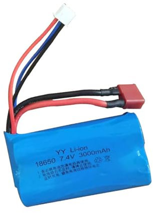 7.4V-Lithium-Polymer-Akku, 3000Mah-Akku, Mit XH-3P- Und T-Steckern, Geeignet Für Mobile Netzteile, Taschenlampen, Digitale Produkte, Elektrospielzeug, Elektrowerkzeuge, Lautsprecher